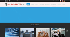 Desktop Screenshot of klimawentex.pl